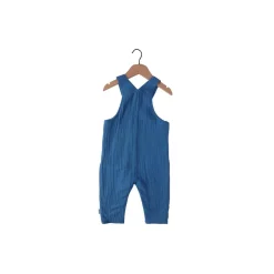 P’tit bisou                    Salopette longue avec haut Bleu Jardinet    18 mois