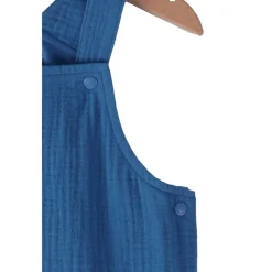 P’tit bisou                    Salopette longue avec haut Bleu Jardinet    18 mois