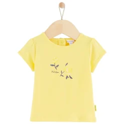 P’tit bisou                    Tee-shirt manches courtes Trop Chou    Jaune            9 mois