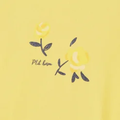 P’tit bisou Tee-shirt manches courtes Trop Chou Jaune 9 mois