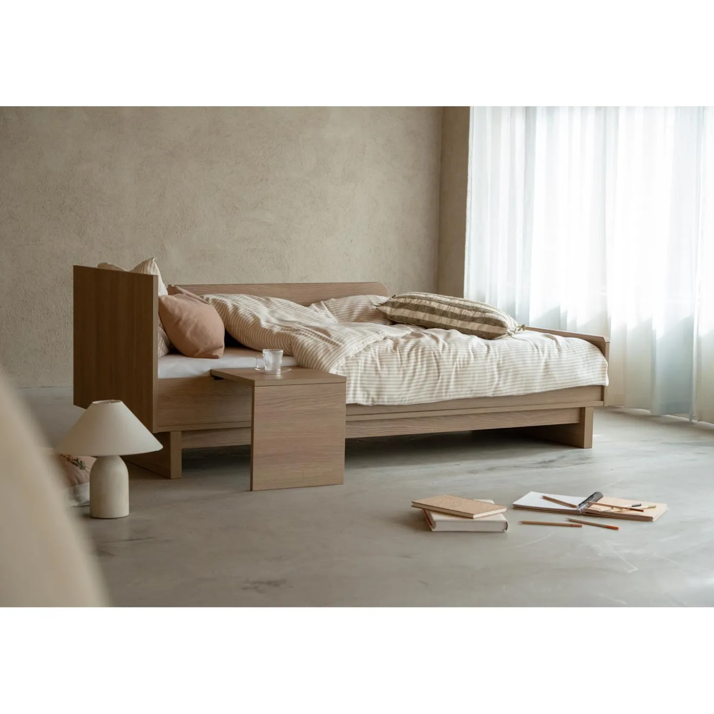 Quax Barrière de lit Bois / Miel 90 cm