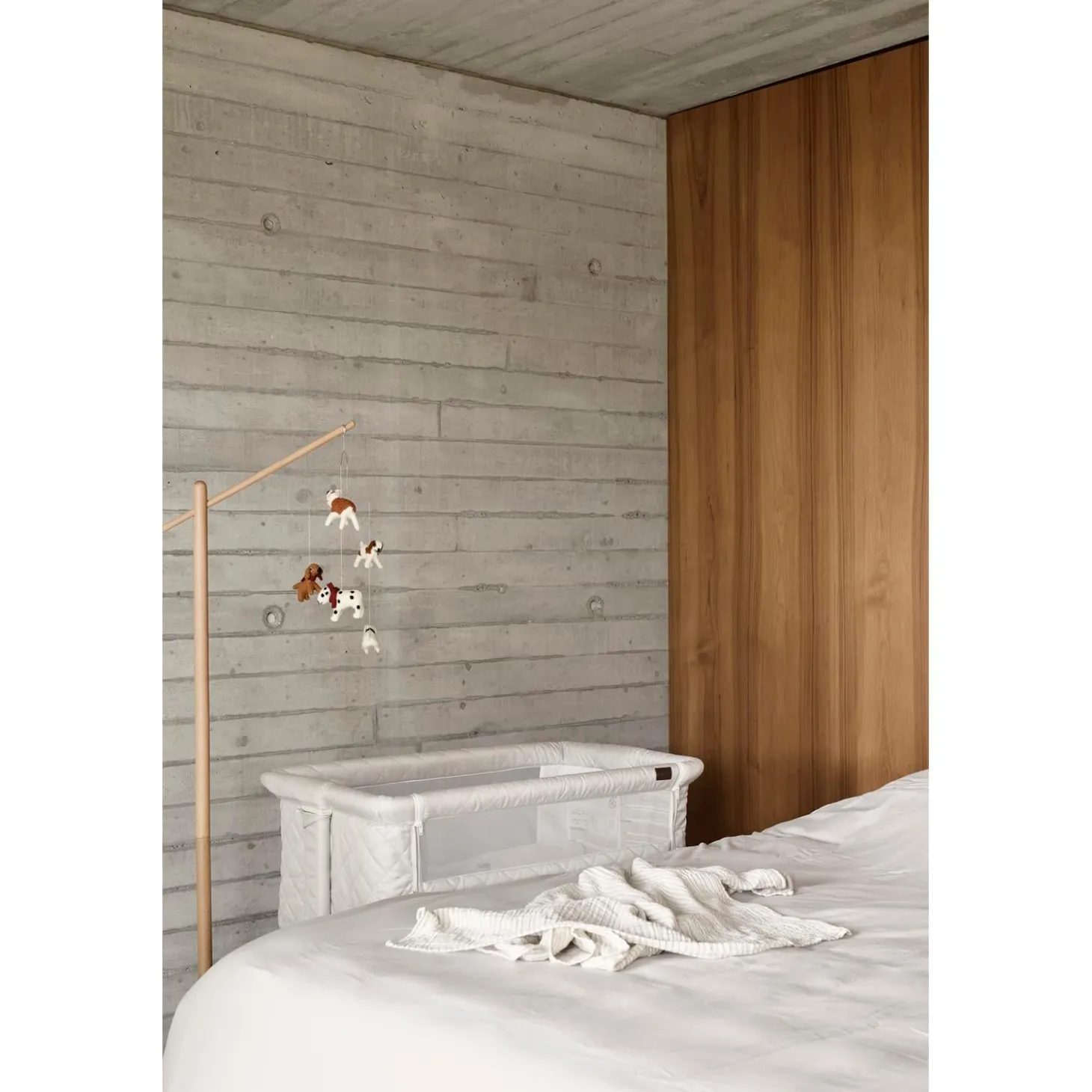 Quax Berceau Side-By-Side Natural Argile
