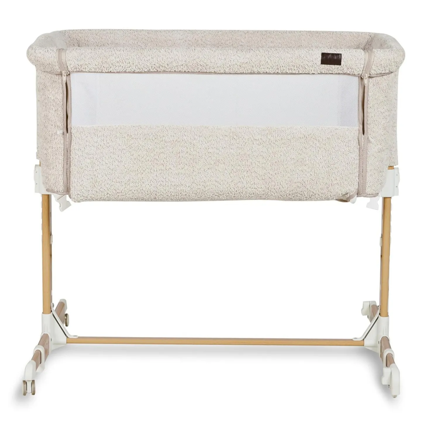 Quax Berceau Side-By-Side Natural Bouclé Beige