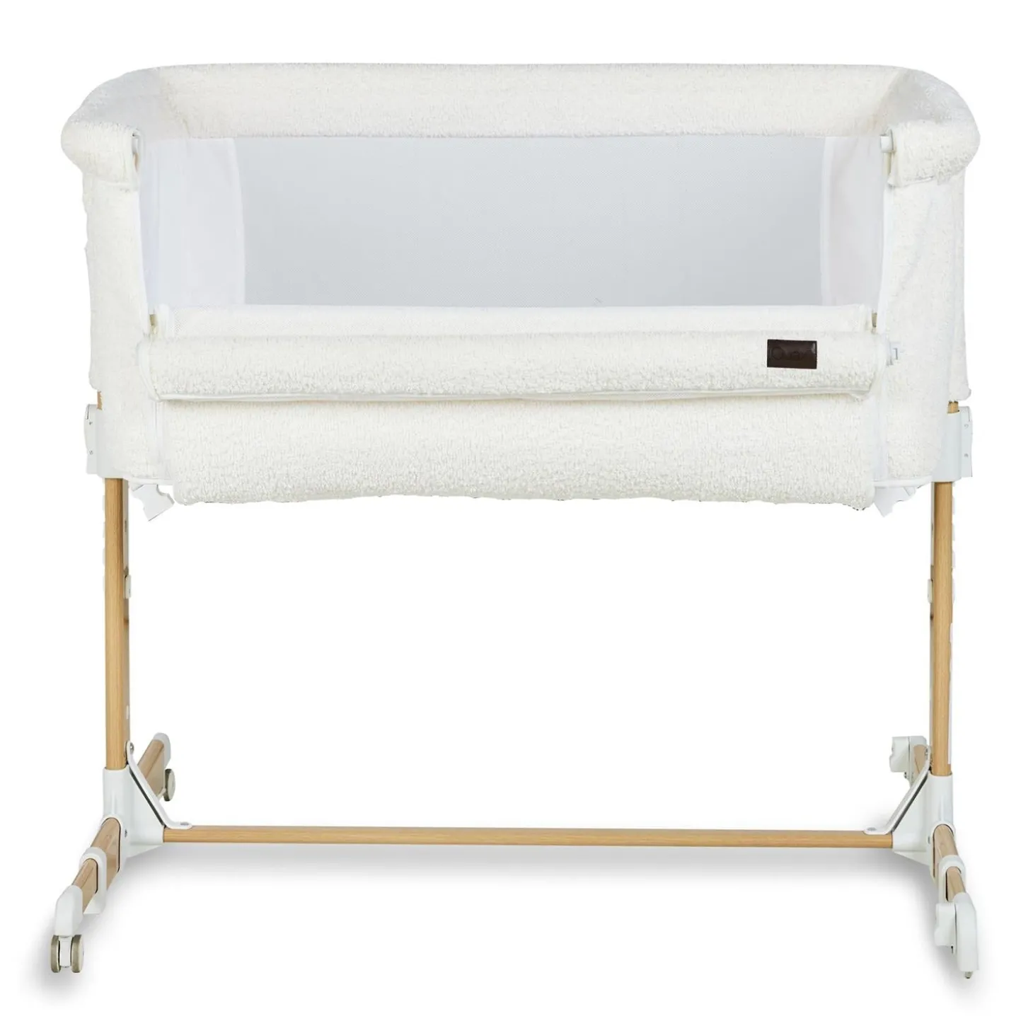 Quax Berceau Side-By-Side Natural Bouclé Blanc