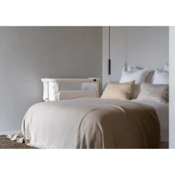 Quax Berceau Side-By-Side Natural Bouclé Blanc