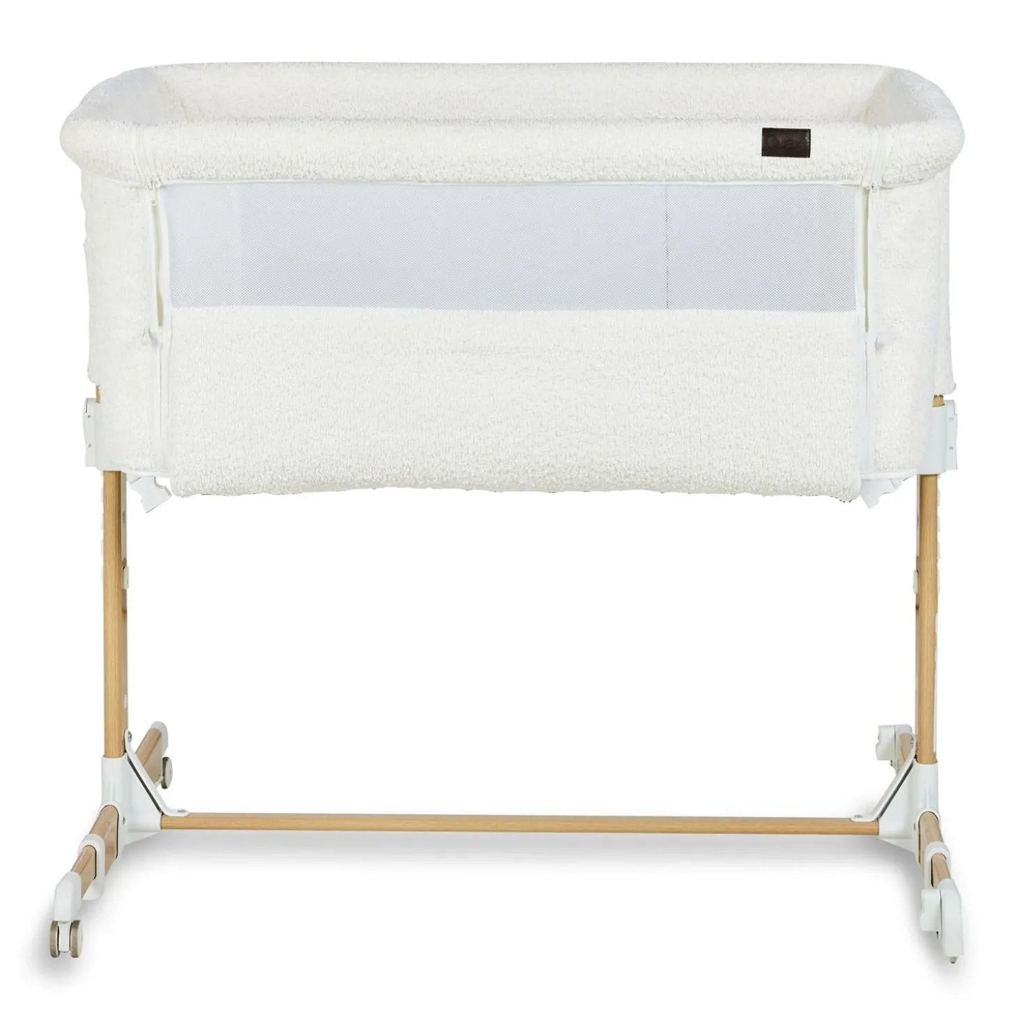 Quax Berceau Side-By-Side Natural Bouclé Blanc