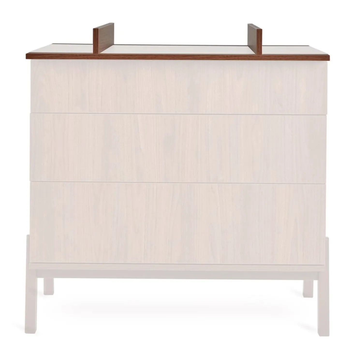 Quax Dispositif à langer pour commode Ashi Chataignier