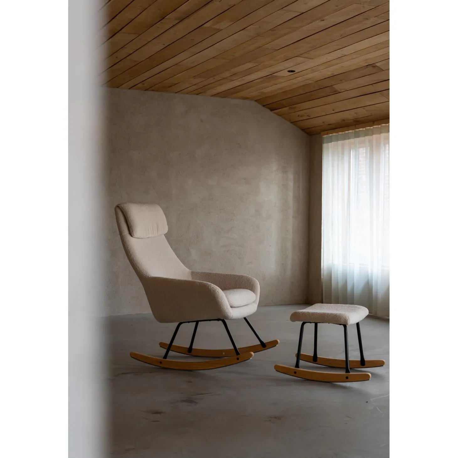 Quax Repose pied Rocker Basic/Nordic Blanc