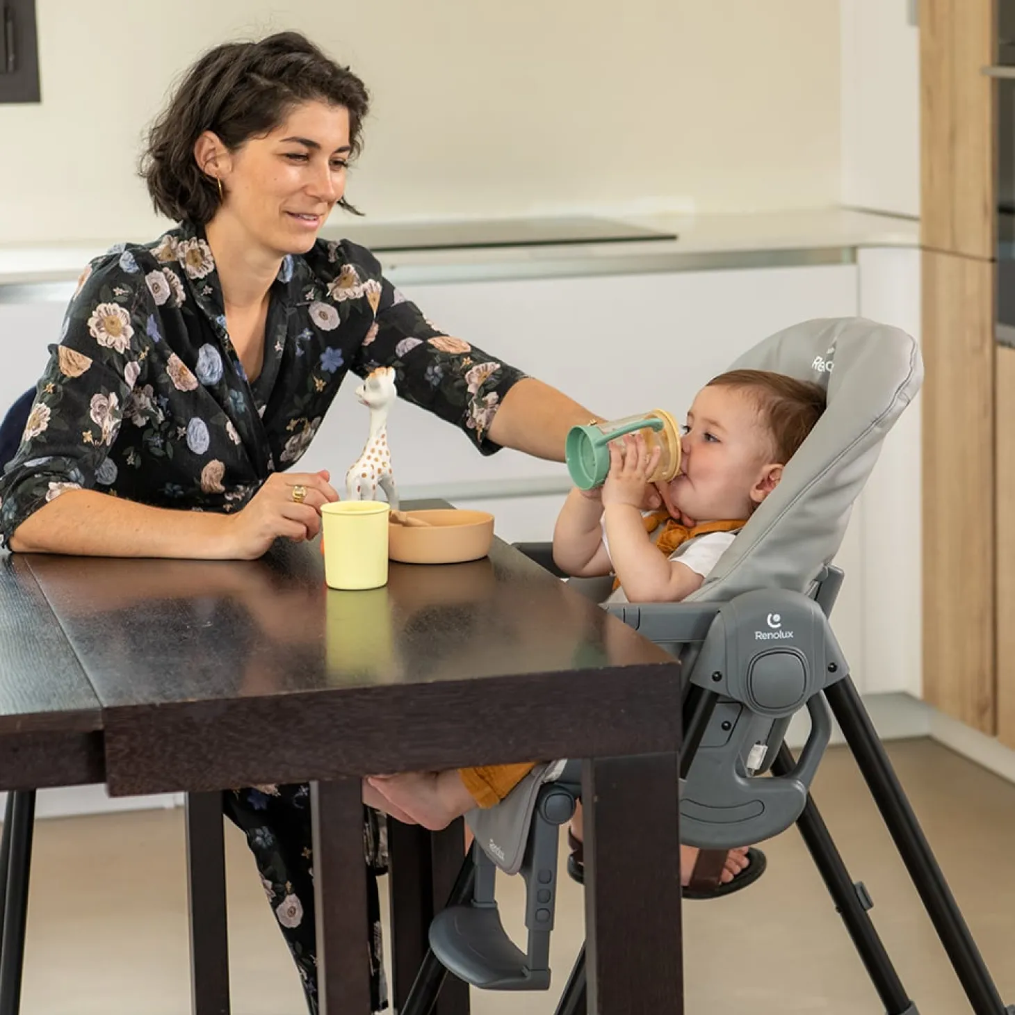Renolux Chaise haute Vision avec réducteur Paloma