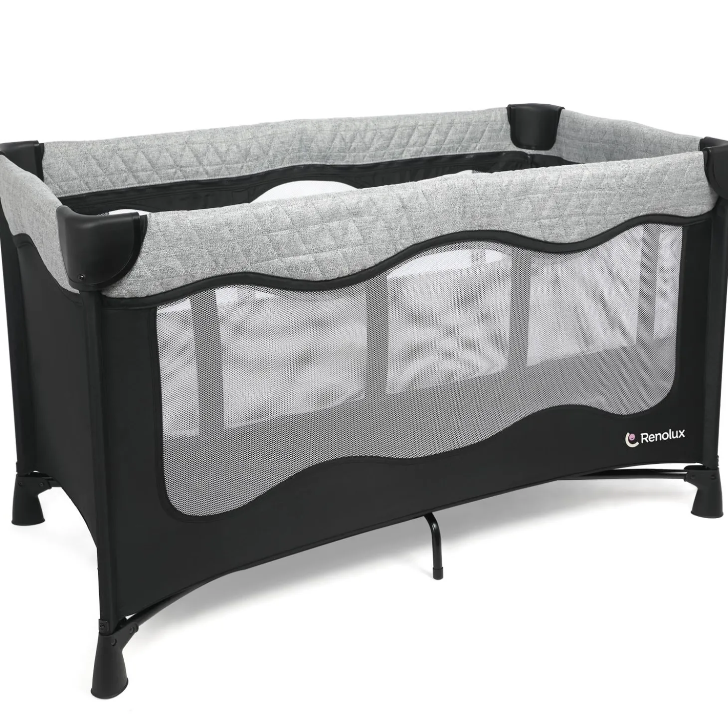 Renolux Lit parapluie bi-positions pliage rapide Xpress Padded Griffin