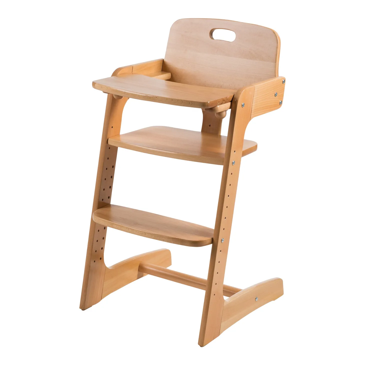 Roba Chaise haute évolutive avec tablette Kid Up Bois Naturel