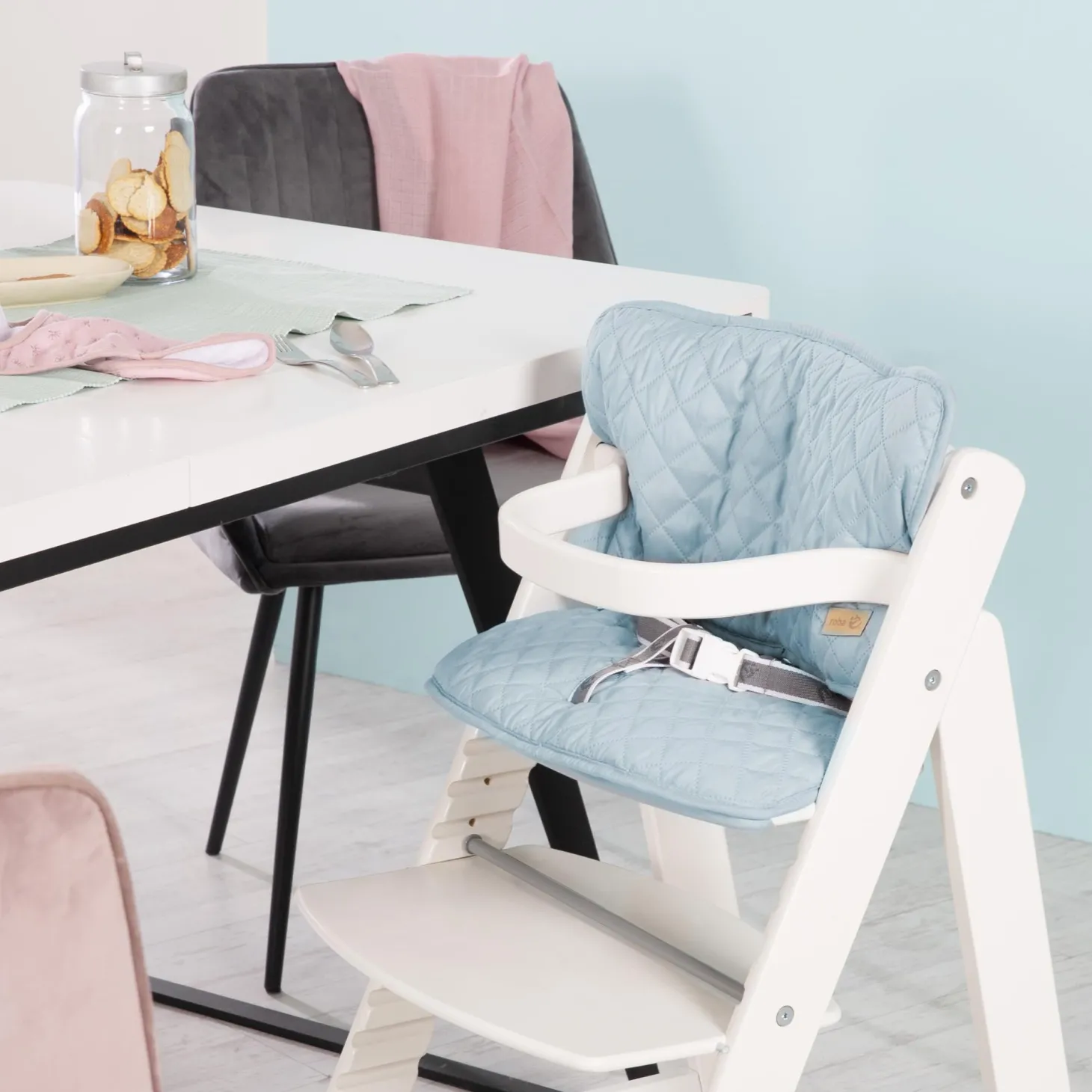 Roba Coussin reducteur 2 pcs Assise Sit Up & Born Up Bleu Clair