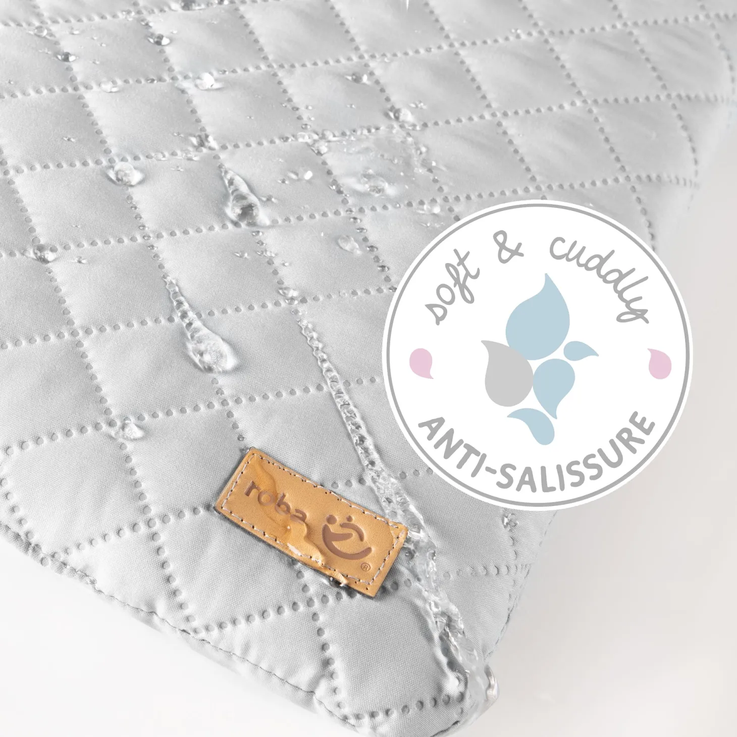 Roba Coussin reducteur 2 pcs Assise Sit Up & Born Up Gris