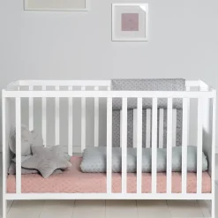 Roba Lit cododo + Commode à langer tiroirs Hambourg Blanc