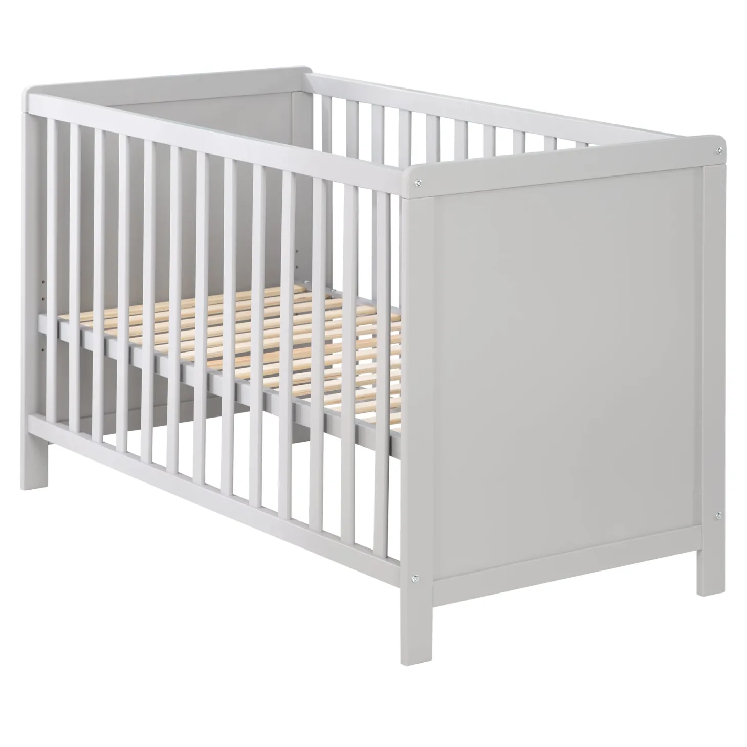 Roba Lit cododo + Commode à langer tiroirs Hambourg Gris