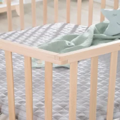 Roba Parc hexagonal Cosiplay Bois Naturel