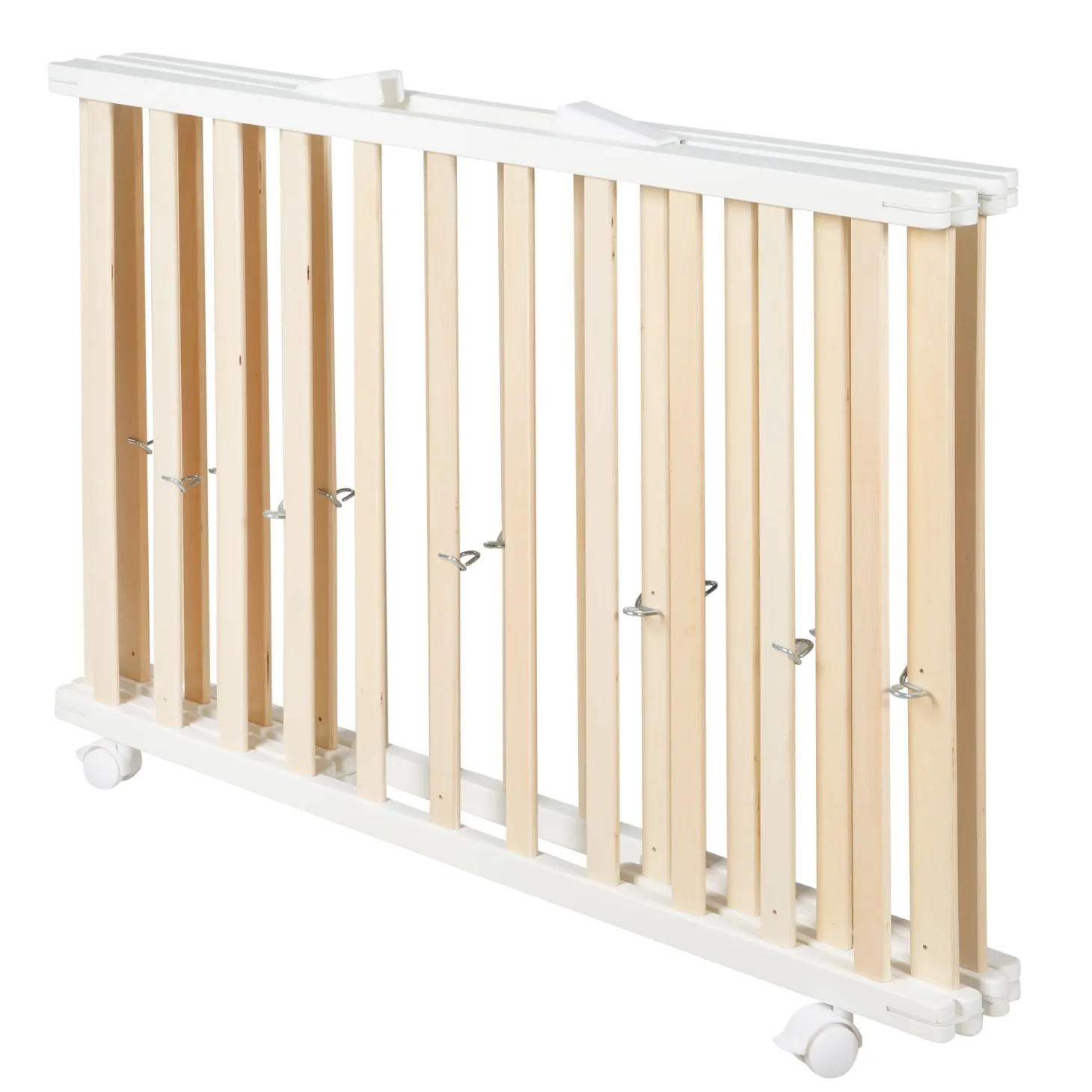 Roba Parc rectangulaire pliant en portefeuille Bois Bicolore