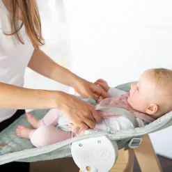Roba                    Set Transat + chaise haute évolutive Born Up    vert givré