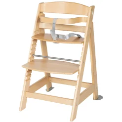 Roba Set Transat + chaise haute évolutive Born Up Bois Naturel