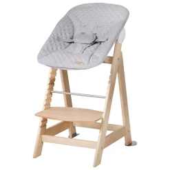 Roba Set Transat + chaise haute évolutive Born Up Bois Naturel