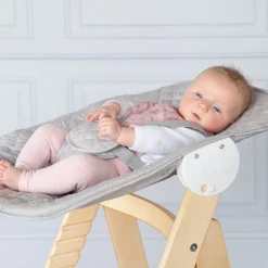 Roba Set Transat + chaise haute évolutive Born Up Bois Naturel
