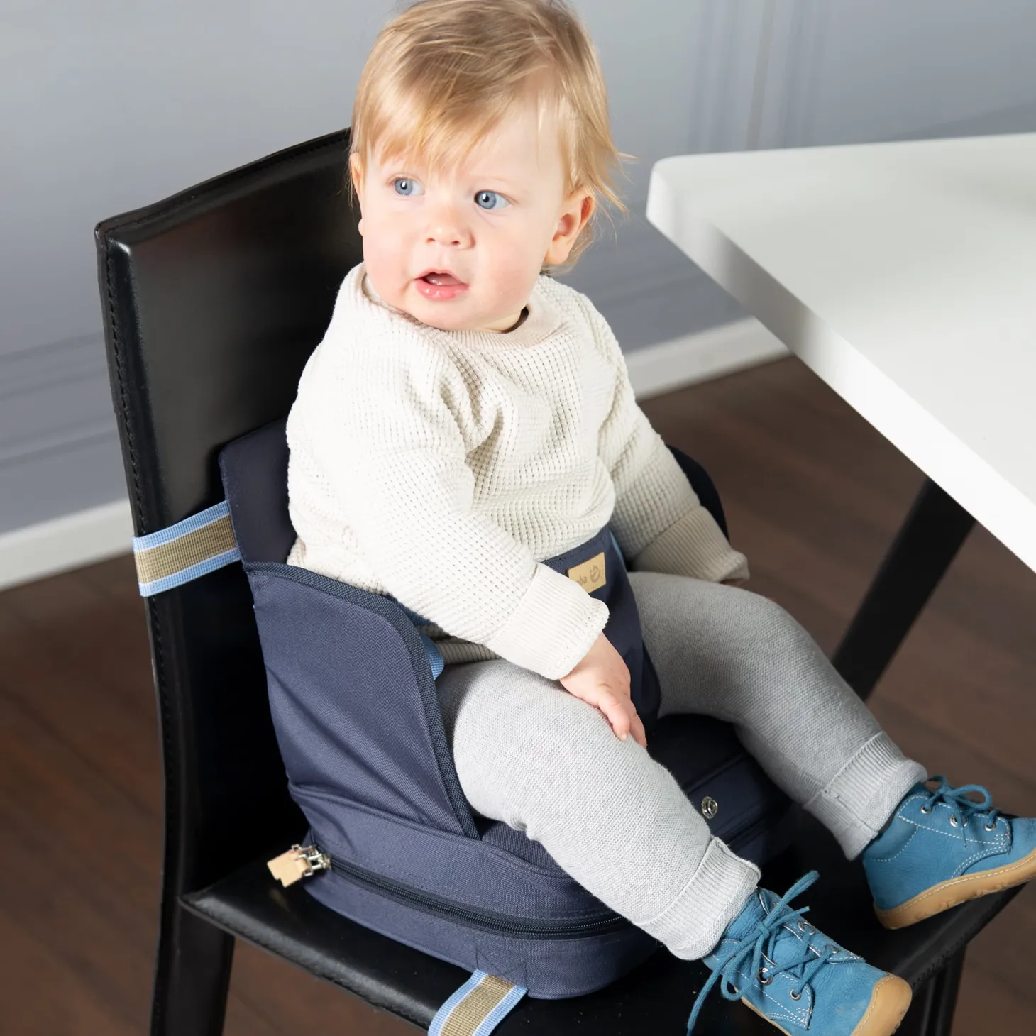 Roba Siège réhausseur Boostergonflable Little Stars Gris Foncé