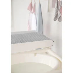 Roba                    Table à langer extensible + baignoire coulissante    Gris