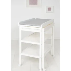 Roba                    Table à langer extensible + baignoire coulissante    Gris
