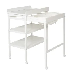 Roba                    Table à langer extensible + baignoire coulissante    Gris