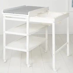 Roba                    Table à langer extensible + baignoire coulissante    Gris