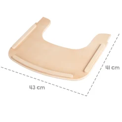 Roba Tablette adaptable chaise évolutive Sit Up Flex Bois naturel