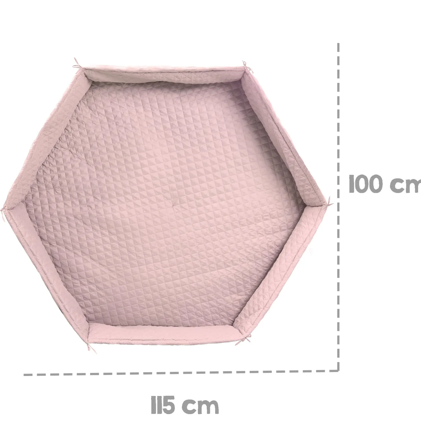 Roba Tapis de parc hexagonal Rose
