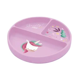 Sassi Junior                    Assiette silicone    Sparkly The Unicorn