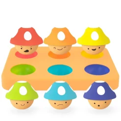Sassy Jouet Champignons malicieux Multicolore
