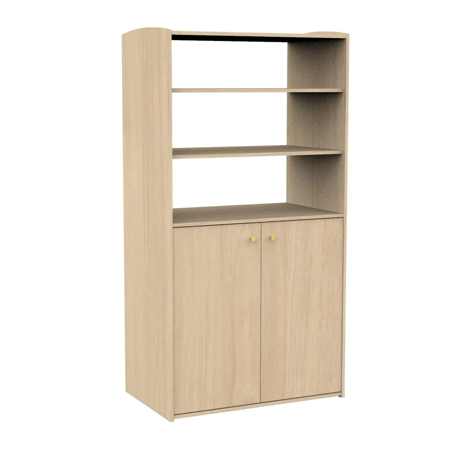 Sauthon Armoire Dressing 2 Petites Portes Bois Alice Chêne Suave