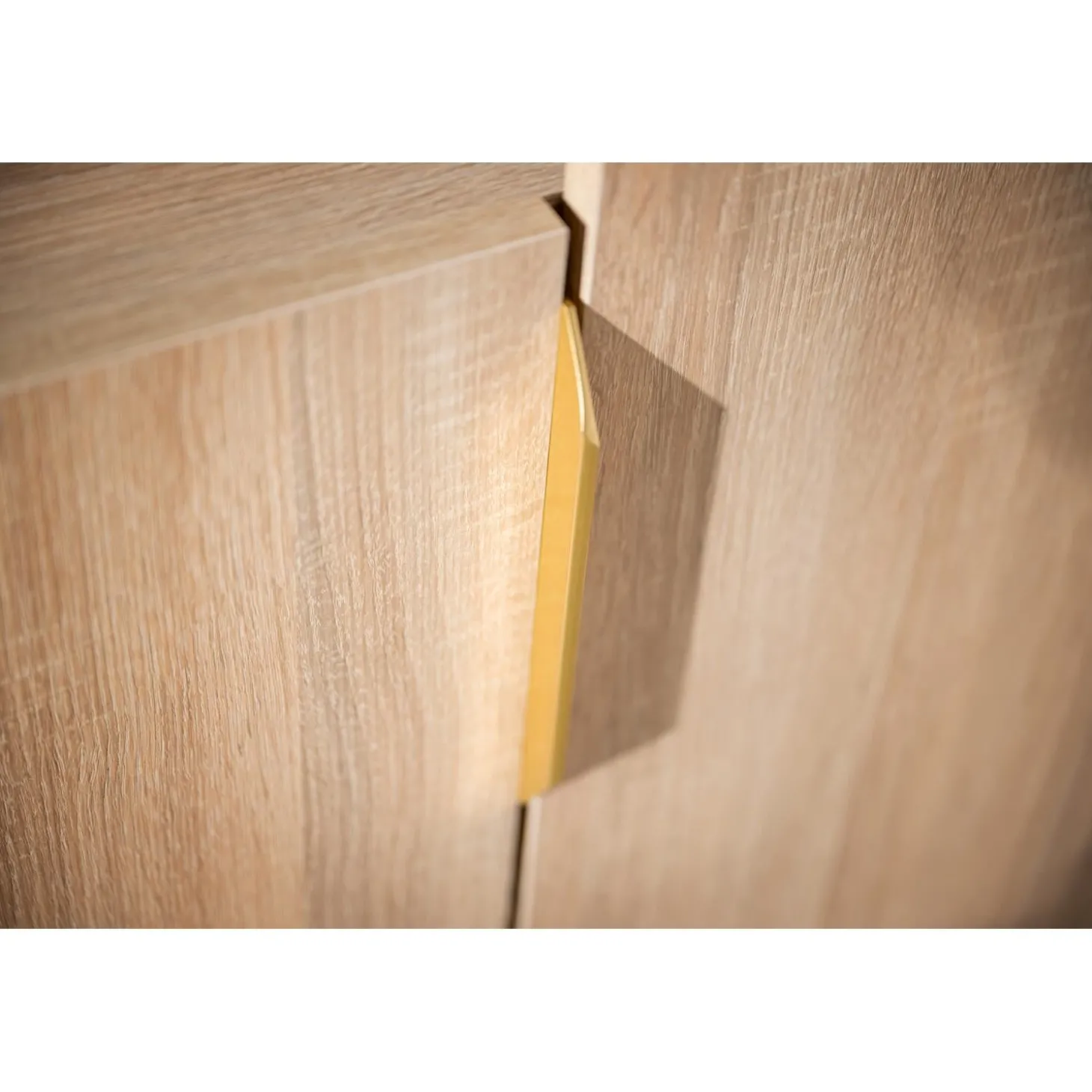 Sauthon Armoire 2 portes azur Chêne Doré