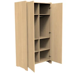 Sauthon                    Armoire 2 portes cannelle    Chêne Miel