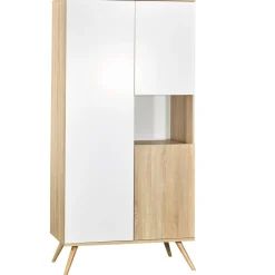 Sauthon Armoire 3 portes Seventies Chêne Doré
