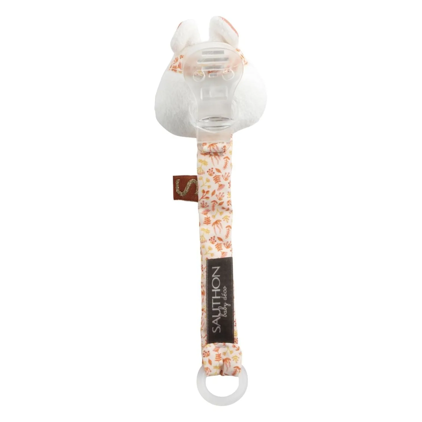 Sauthon Attache sucette Esmee Blanc