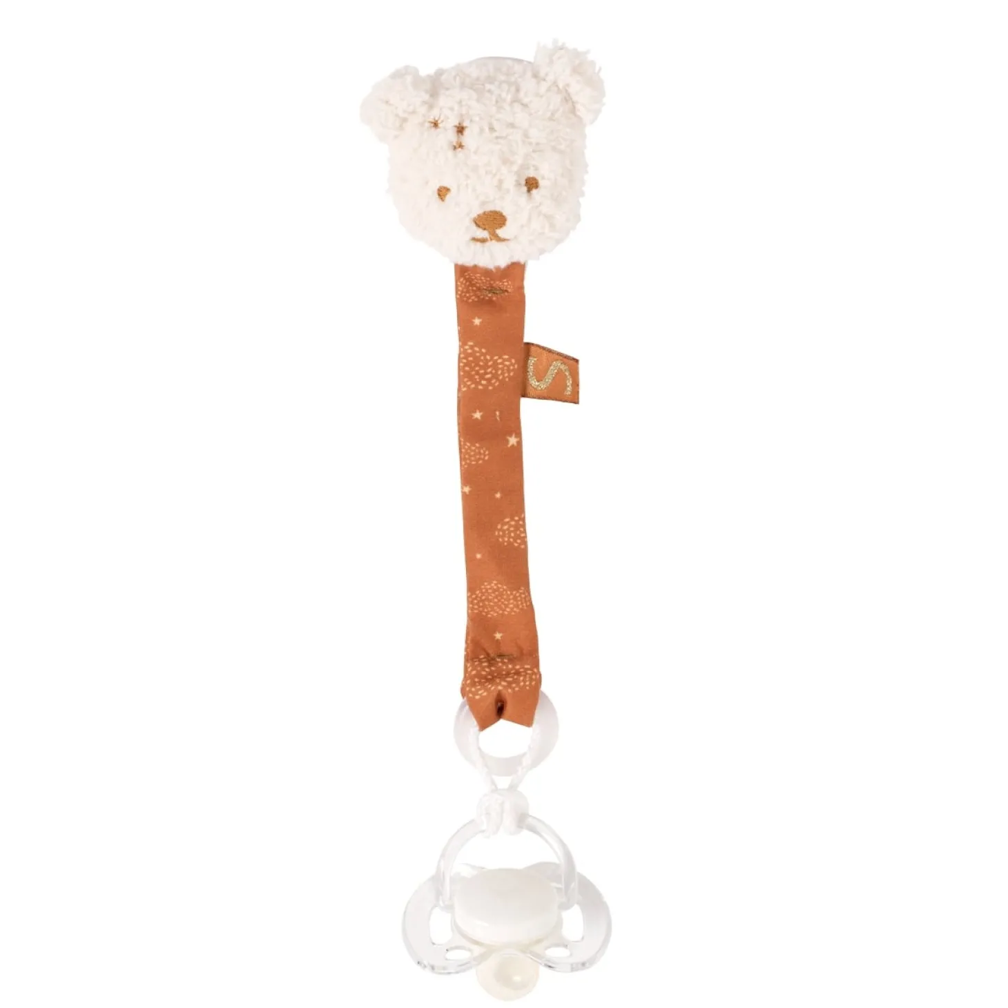 Sauthon Attache sucette ourson Orsino Beige