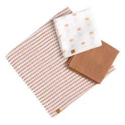 Sauthon Boite de 3 langes BIO Sunlight