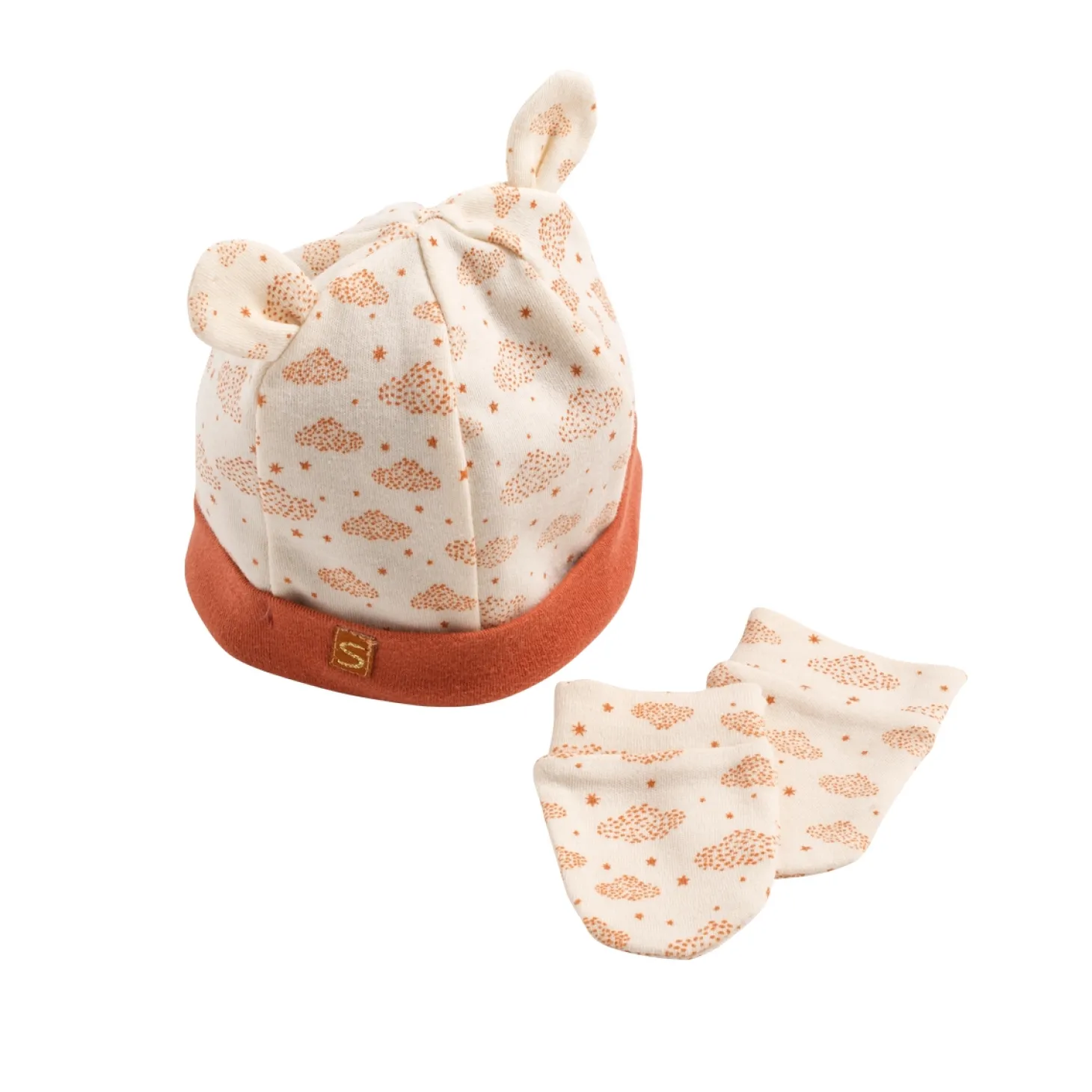 Sauthon Bonnet et moufles Orsino Beige