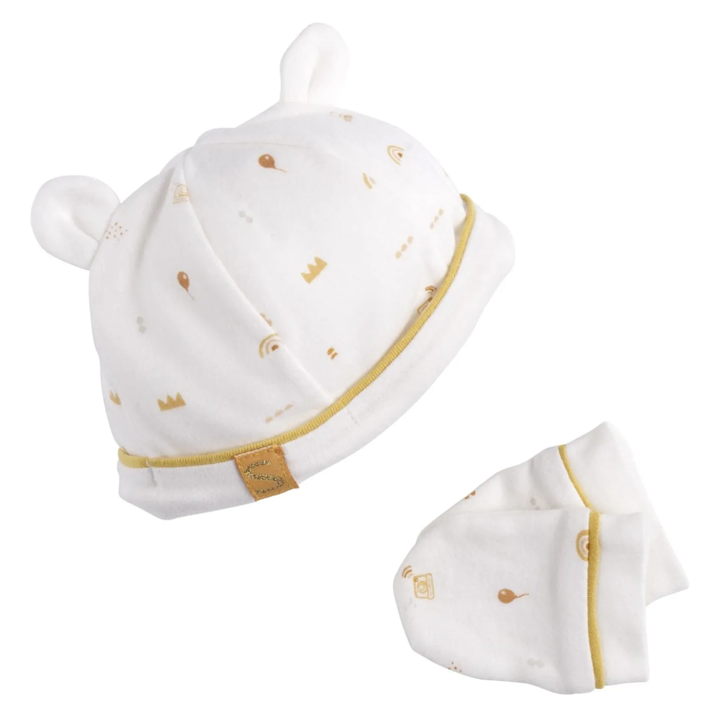 Sauthon Bonnet et moufles Sunlight