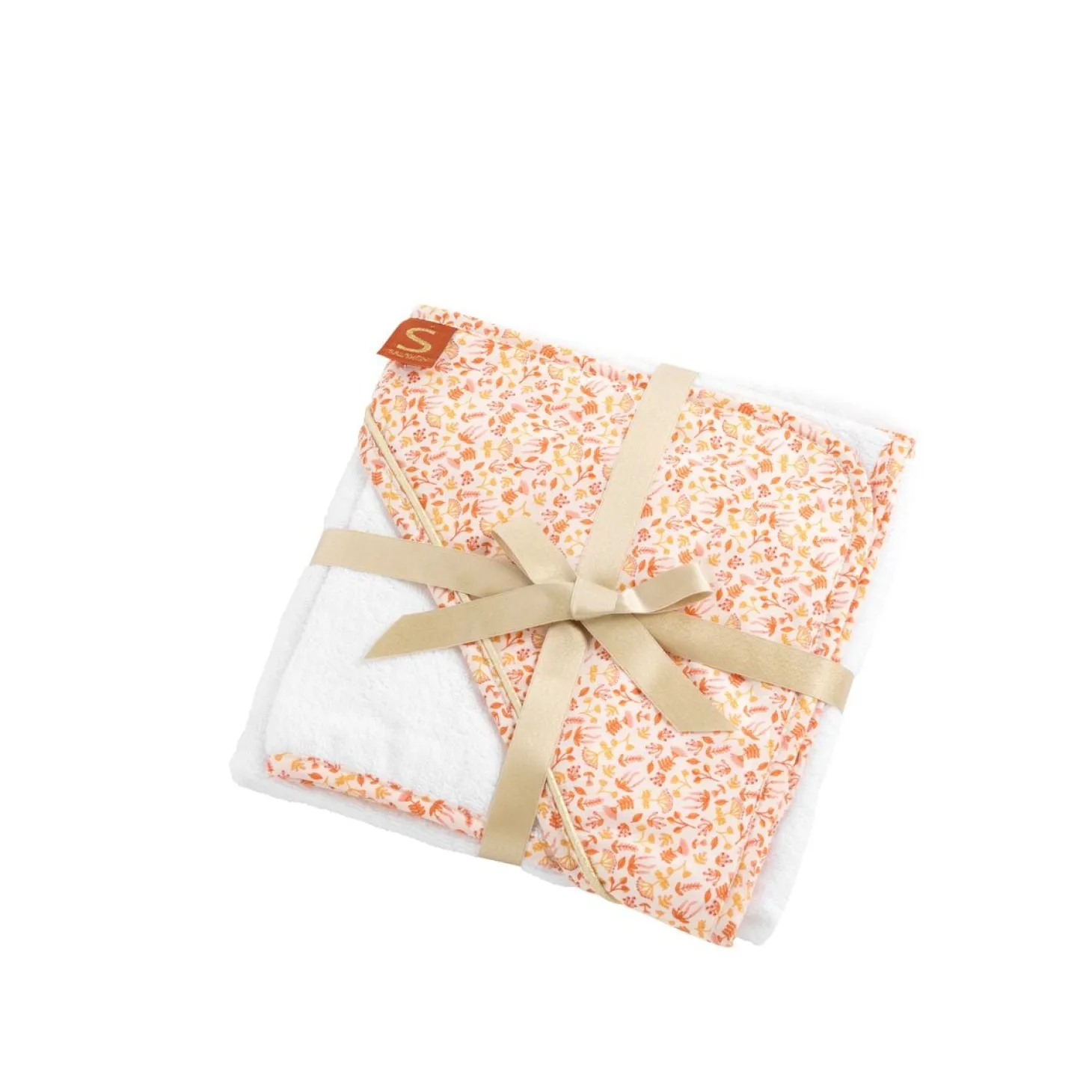 Sauthon Cape de bain avec gant Esmee Blanc