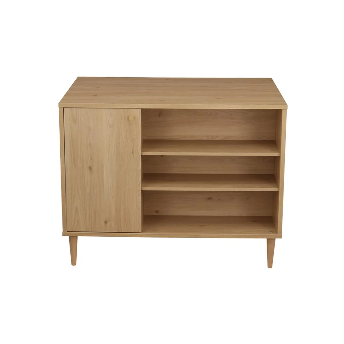 Sauthon Commode Ilot Bébé Chêne Suave/Hêtre Brut