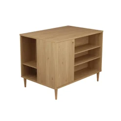 Sauthon Commode Ilot Bébé Chêne Suave/Hêtre Brut