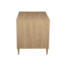Sauthon Commode Ilot Bébé Chêne Suave/Hêtre Brut