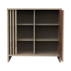 Sauthon Commode 1 porte Tokyo Chêne Suave - Terracotta