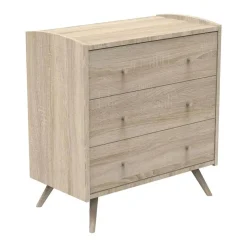 Sauthon Commode 3 tiroirs Access Chêne Doré