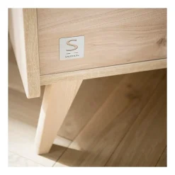 Sauthon Commode 3 tiroirs Arty Chêne Suave